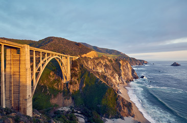 Bixby Creek Bridge on Highway 1, California