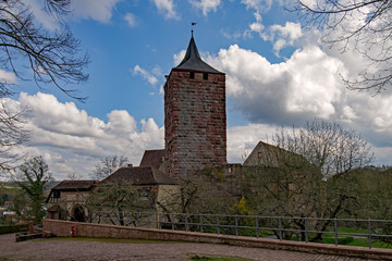 Burg Rothenfels, Unterfranken, Bayern, Deutschland 