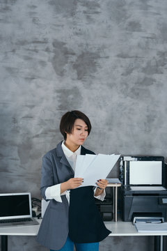 Business woman in the office
