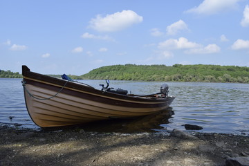Fototapeta na wymiar Boat in Water