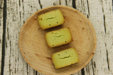 Financiers à la pistache