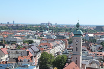 Fototapeta na wymiar Aerial view city