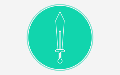 Sword vector icon sign symbol