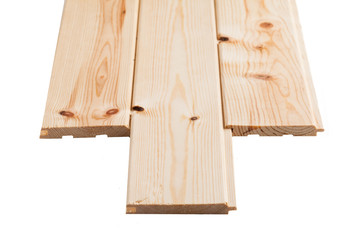 Building materials of wood and wood bark as a background and texture. A blank for an inscription copy space