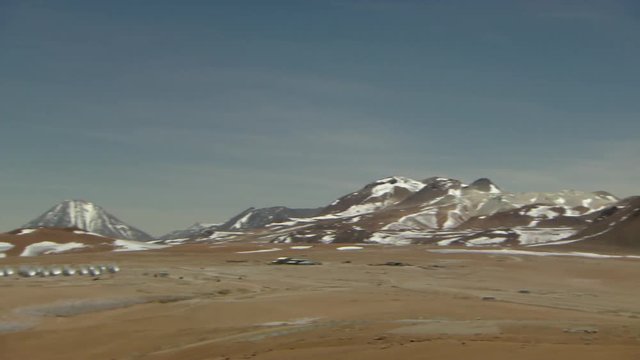 ALMA astronomy site at San Pedro de Atacama, Antofagasta Region / Chile