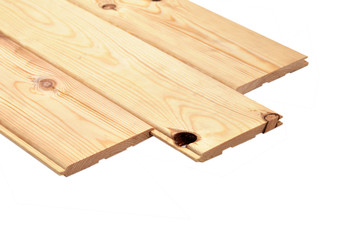 Wood rectangle pieces isolate on white