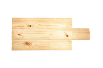 Lumber Wood Boards isolated on white close up