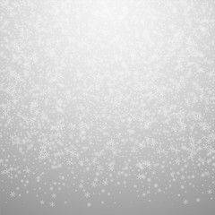 Beautiful glowing snow Christmas background. Subtl