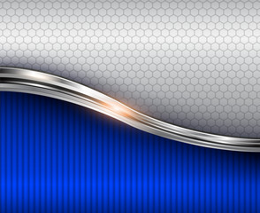 Abstract  background blue 3d shiny.