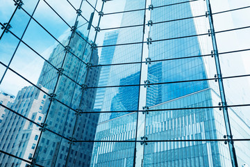 Skyscrapers seen through the window, New York City