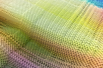 Shape composition, geometric structure blocks for design texture, background.