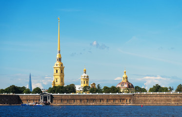 Peter and Paul Fortress in St. Petersburg, on the Hare Island.