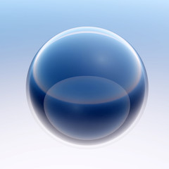 3d rendering of lucent globe