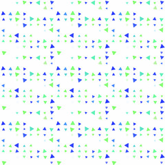Abstract seamless pattern background with multi-colored varied triangles.