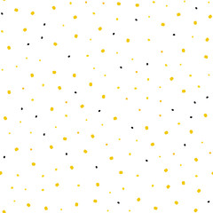 Light Orange vector seamless template with circles.