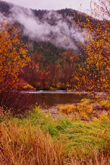 Rock Creek, Montana, Rocky Mountains, Fall
