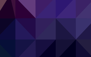 Dark Purple vector low poly layout.