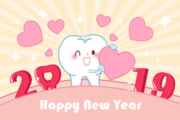 cartoon tooth hold 2019