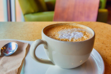 a cup of coffee