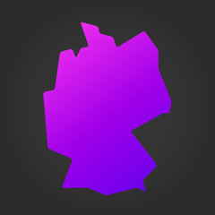 Germany gradient map