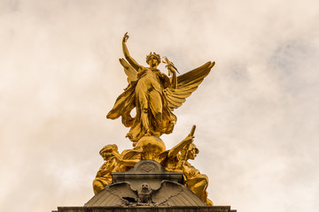 A typical view at Buckingham Palace