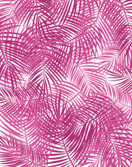 Palm Leaf Vector Background Illustration