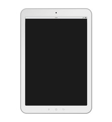 White tablet vector