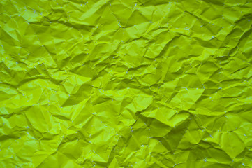 Texture crumpled paper yellow colors