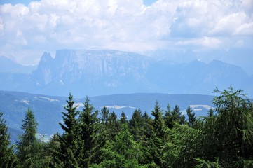 Dolomiten in Südtirol (Schlern)
