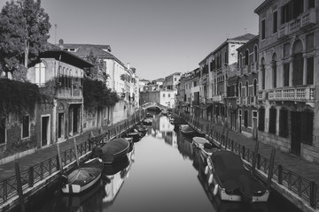 Naklejka premium Venedig B&W