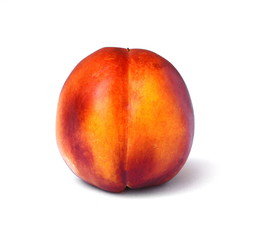 Nectarine isolated on white background