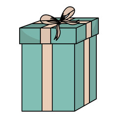 Gift box cartoon