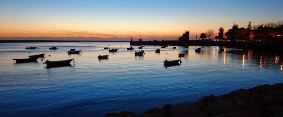 Fishing boats in the late afternoon, Portugal
