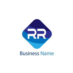 Initial Letter RR Logo Template Design
