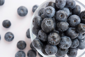 Lots of of blueberies (heath berry)