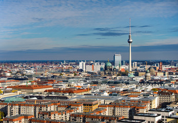 Berlin - Panoramblick vom Potsdamer Platz Richtung Osten