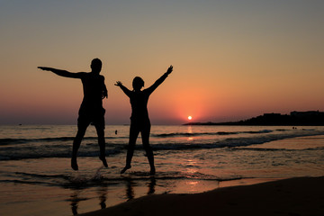 Energetic, enthusiastic and healthy couples