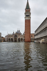 venice flood water sunken desaster marcus square city