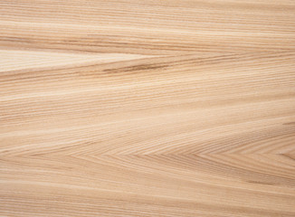Wood texture of ash radial veneer close-up 