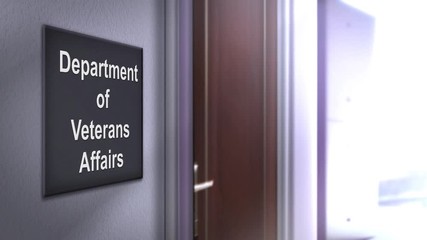 Modern interior building signage series - Department of Veterans Affairs
