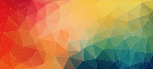 Poster Modern Flat triangle Background of geometric shapes. © igor_shmel
