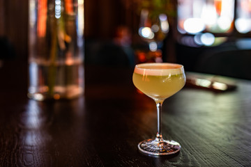 Citrus Cocktail on the Table