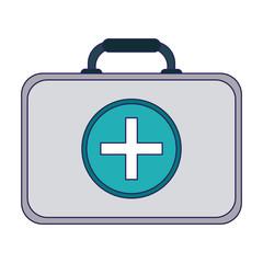First aid suitcase symbol