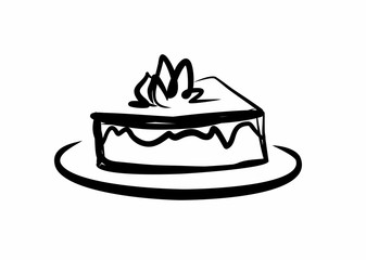 piece of delicious cake