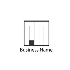 Initial Letter RM Logo Template Design