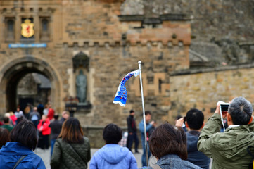 エジンバラで鯉のぼり