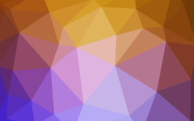 Light Pink, Yellow vector gradient triangles texture.