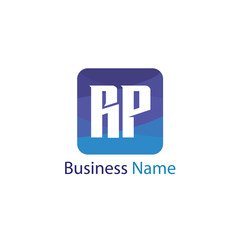 Fototapeta premium Initial Letter RP Logo Template Design