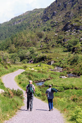 Walking on the Old Kenmare Road in Killarney, County Kerry, Ireland