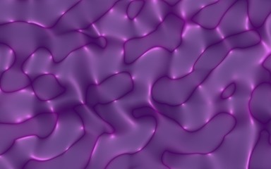 Obraz premium Graphic illustration - liquid pattern purple color. Modern abstract background. Design wallpaper. 3D illustration